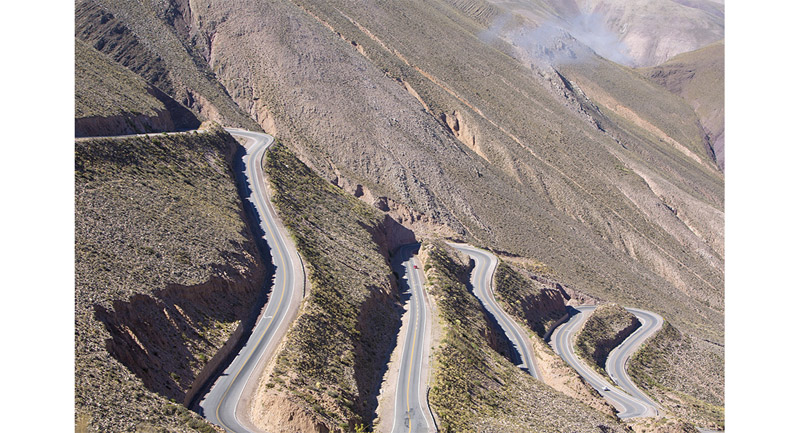 And transported all the way over the Andes...